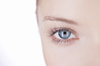 Close-up of a woman's right eye