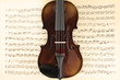 Violin and music sheet