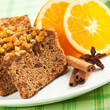 Foto: Gingerbread with orange and spices. Gingerbread with orange and spices.