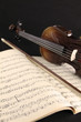 Violin and music sheet