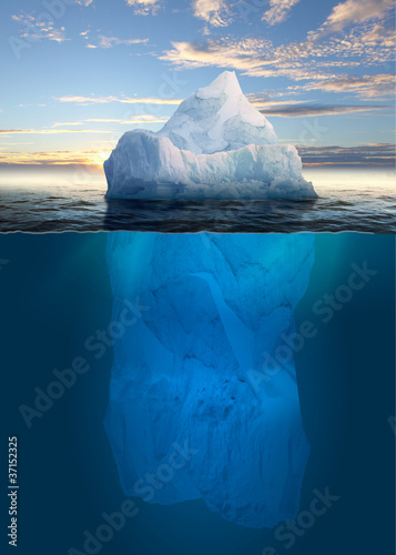 Illustration: Melting Iceberg Melting Iceberg