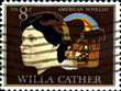 Willa Cather. American Novelist. US Postage. Willa Cather. American Novelist. US Postage.