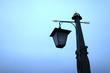 Old lantern at night