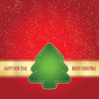 Card wit Christmas tree