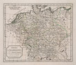 antique map of Germany
