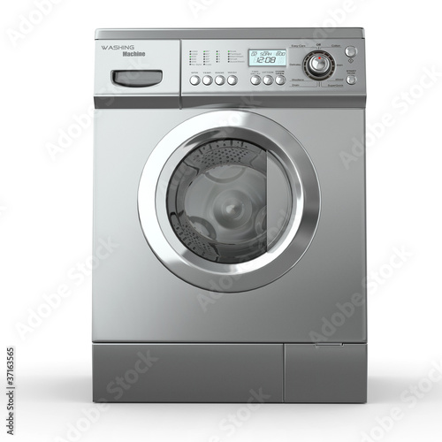 Illustration: Closed washing machine Closed washing machine