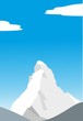 Mount Matterhorn (Cervino) - beautiful peak in Alps