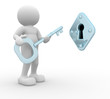 Key and keyhole