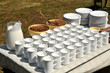 table with dish in outdoor table with dish in outdoor