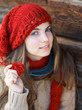 Girl with red hat