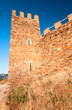 walls of Genoese fortress in Sudak, Crimea, Ukraine
