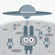 Attack of the grey aliens on your planet characters Attack of the grey aliens on your planet characters