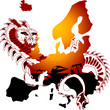 Dragon at Europe