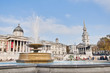 Trafalgar Square at London, England Trafalgar Square at London, England