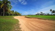 Beautiful landscape near Nusa Dua beach, Bali.