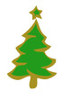 tannenbaum mehrfarbig