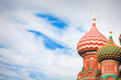 St. Basil's Cathedral on Red square, Moscow, Russia