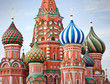 St. Basil's Cathedral on Red square, Moscow, Russia