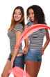 Photo: Two interracial girls ballet dancers Two interracial girls ballet dancers