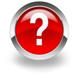 Illustration: red question mark icon red question mark icon