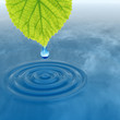 High resolution conceptual water or drop falling