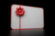 3d illustration of gift card