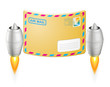 Air mail envelope