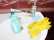 Photo: cleaning bathroom cleaning bathroom