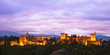 Panorama of Alhambra, Granada, Spain Panorama of Alhambra, Granada, Spain