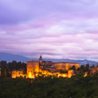 Panorama of Alhambra, Granada, Spain Panorama of Alhambra, Granada, Spain