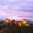 Panorama of Alhambra, Granada, Spain Panorama of Alhambra, Granada, Spain