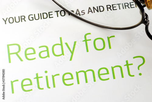 Photo: Getting ready for retirement concept of financial planning Getting ready for retirement concept of financial planning