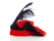 red with black hat of Zwarte Piet