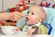 Eating baby.