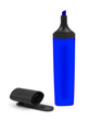 Blue marker and cap