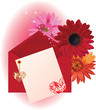 valentine background card with hearts valentine background card with hearts