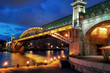 Pushkinsky bridge in Moscow, Russia
