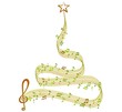 Winter tree of music