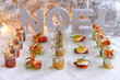 buffet de traiteur, noël