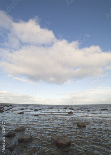 Photo: Stones in sea. Stones in sea.