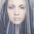 Beautiful young woman under a veil Beautiful young woman under a veil