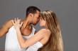 Young couple dances Caribbean Salsa