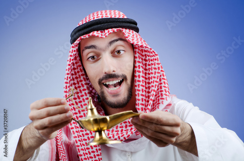 Photo: Diversity concept with young arab Diversity concept with young arab