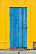 Old shabby wooden door