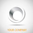Logo metal pipe, hole # Vector