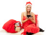 Foto: Blonde girl holding a cup of tea Blonde girl holding a cup of tea