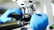 laboratorio medico, microscopio elettronico