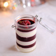 verrine, panacotta fruits rouges verrine, panacotta fruits rouges