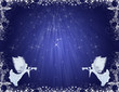 starry night with angels