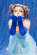 Beautiful snow queen